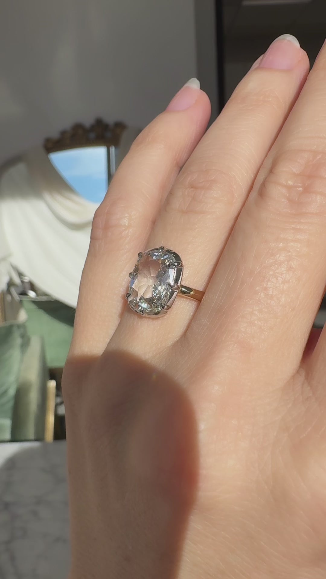 Old Mine cut diamond Rings