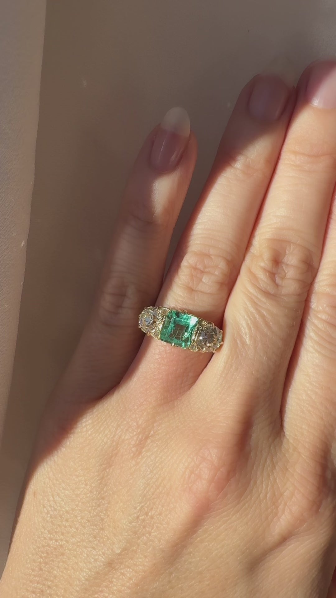 Three-stone diamond Rings