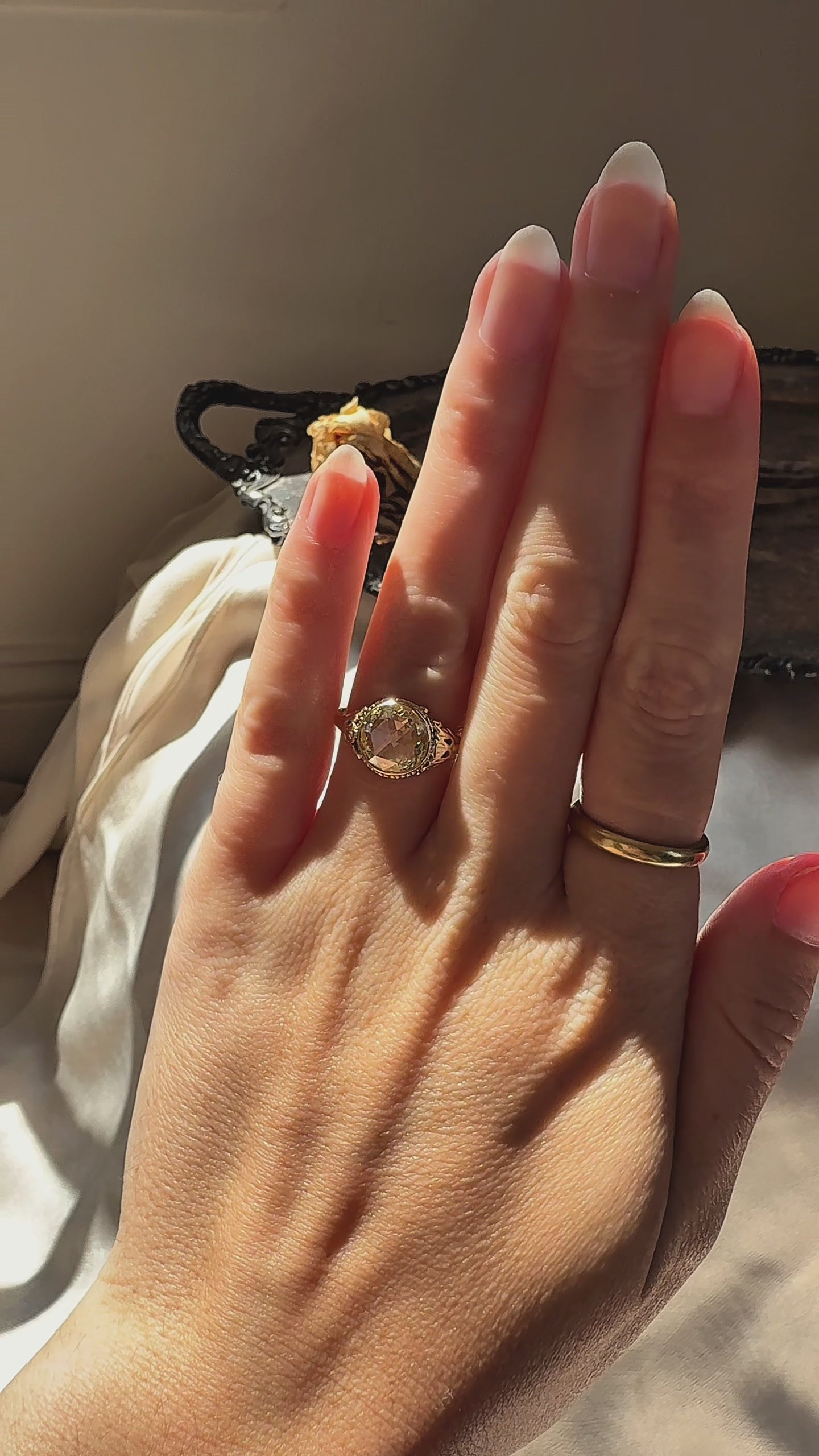  videos and images of vintage Rings-Rose cut diamond Rings