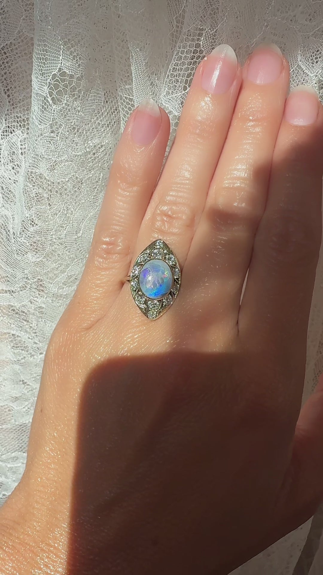  videos and images of vintage Rings-Marquise/Oval cut diamond Rings