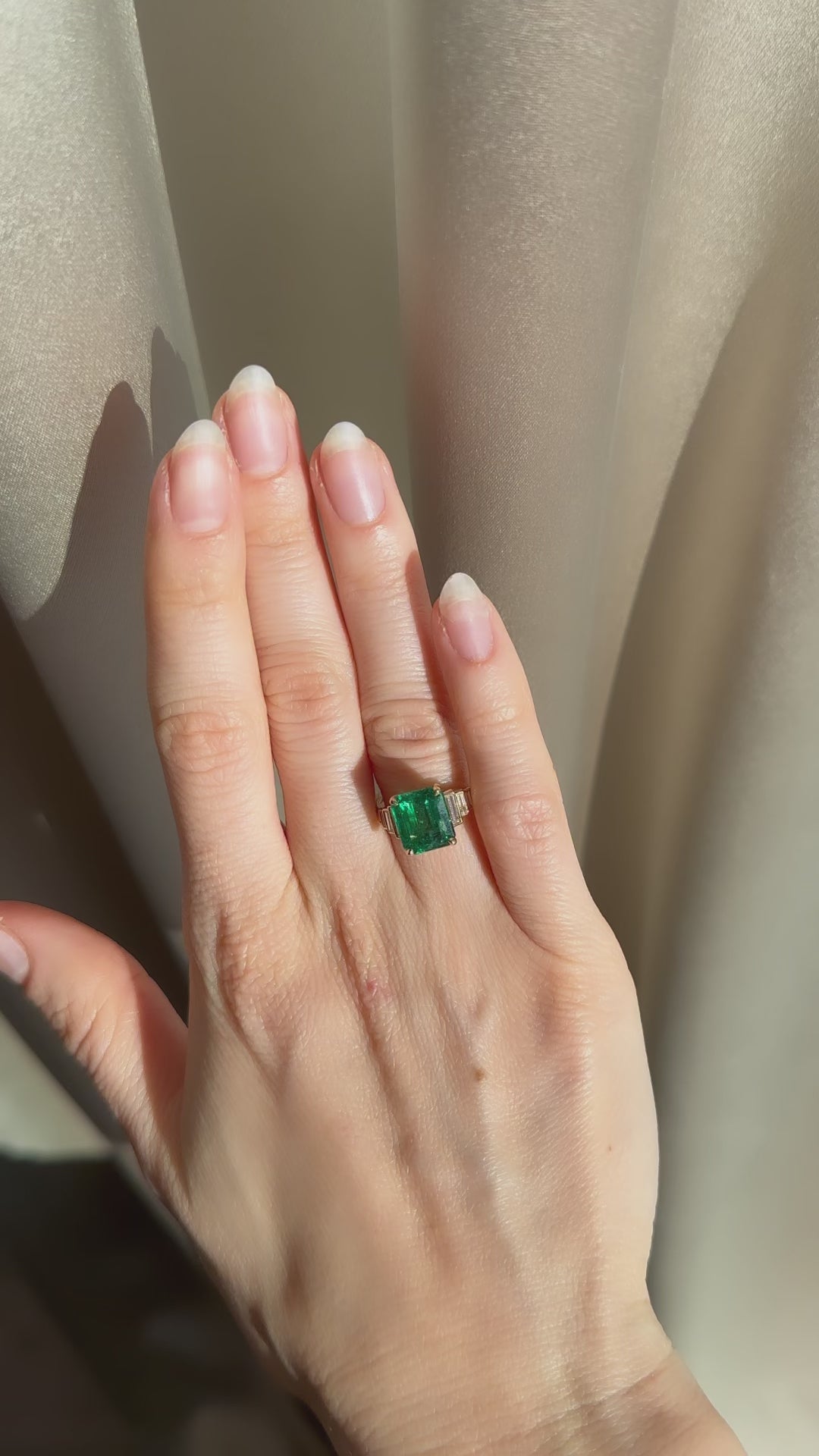 diamond in yellow gold setting