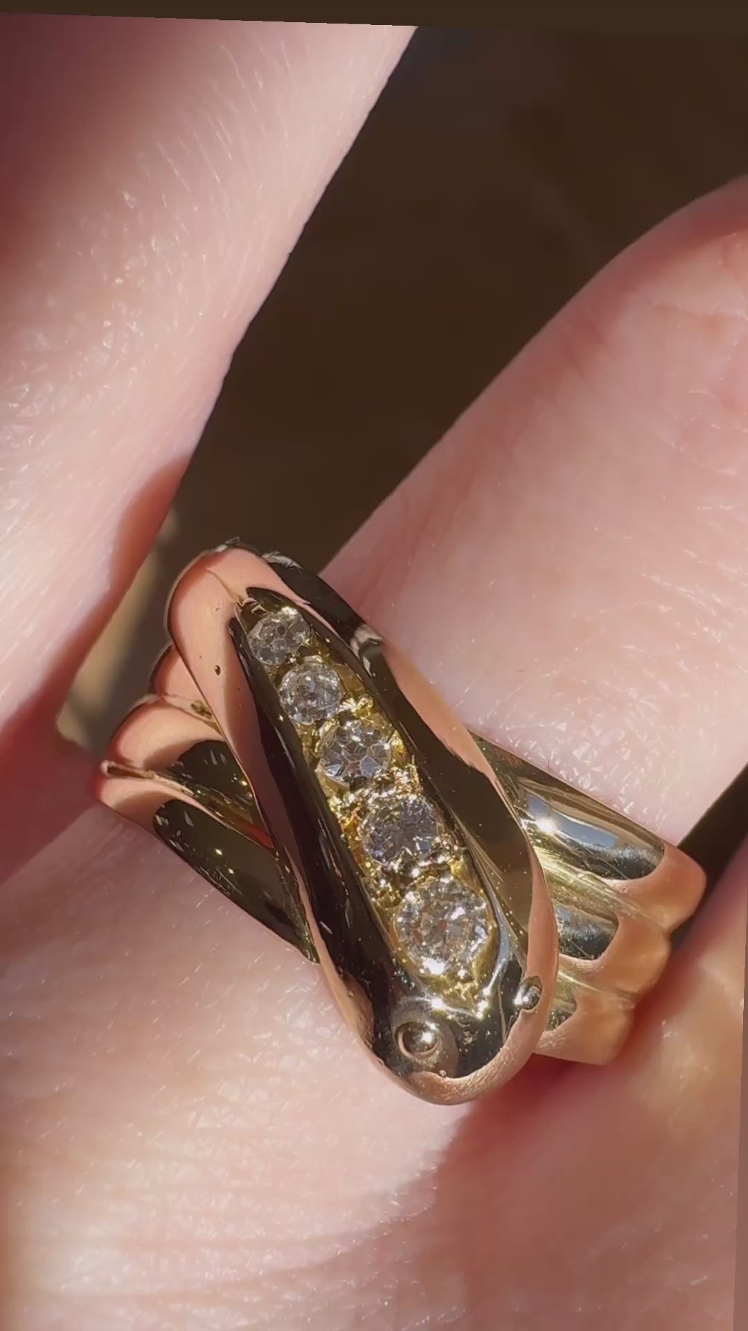 Less than 1  vintage engagement ring