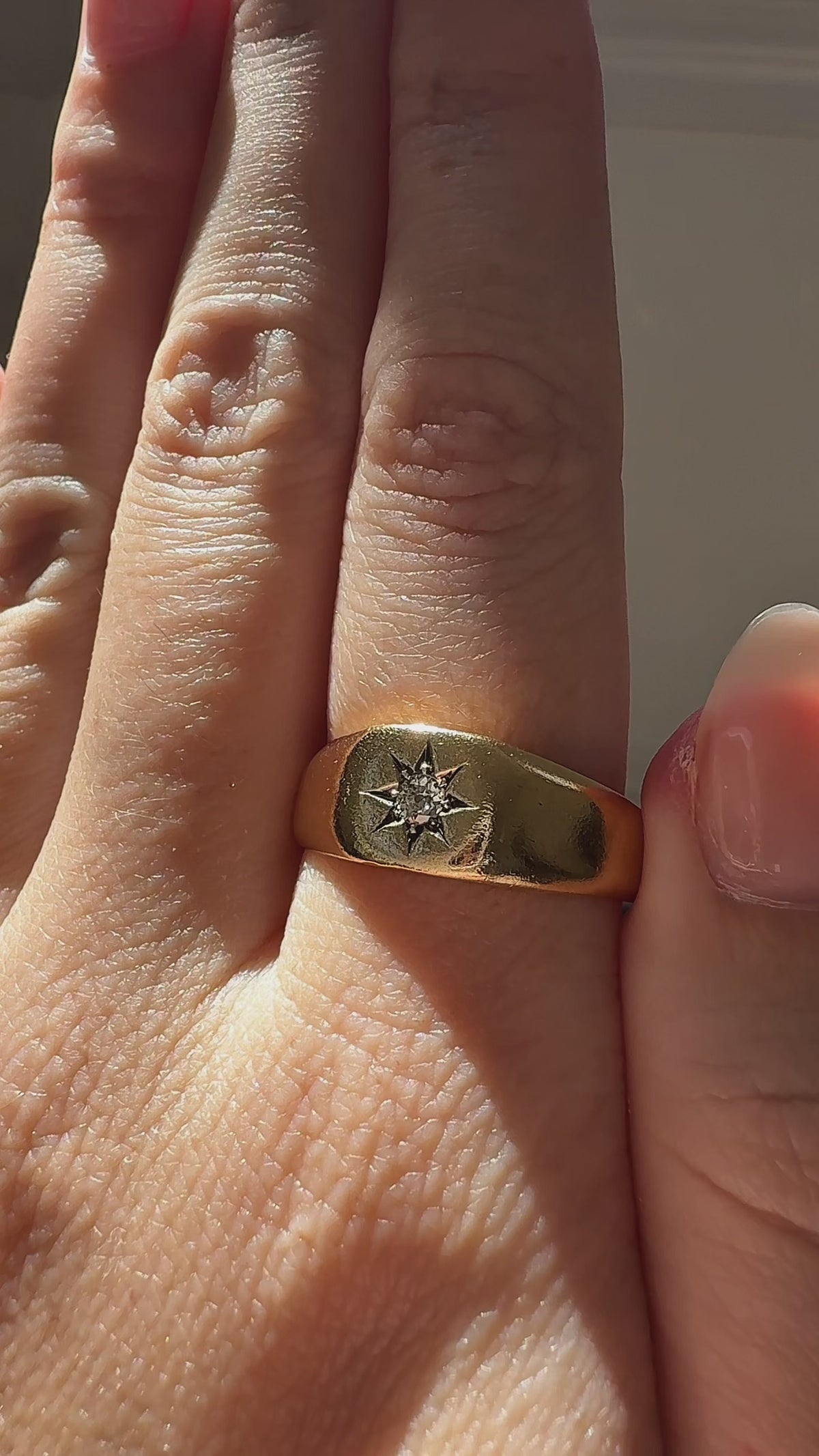 Old Mine cut diamond Engagement Rings