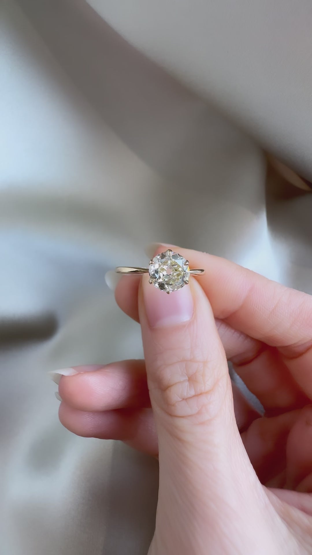 Old European cut diamond 