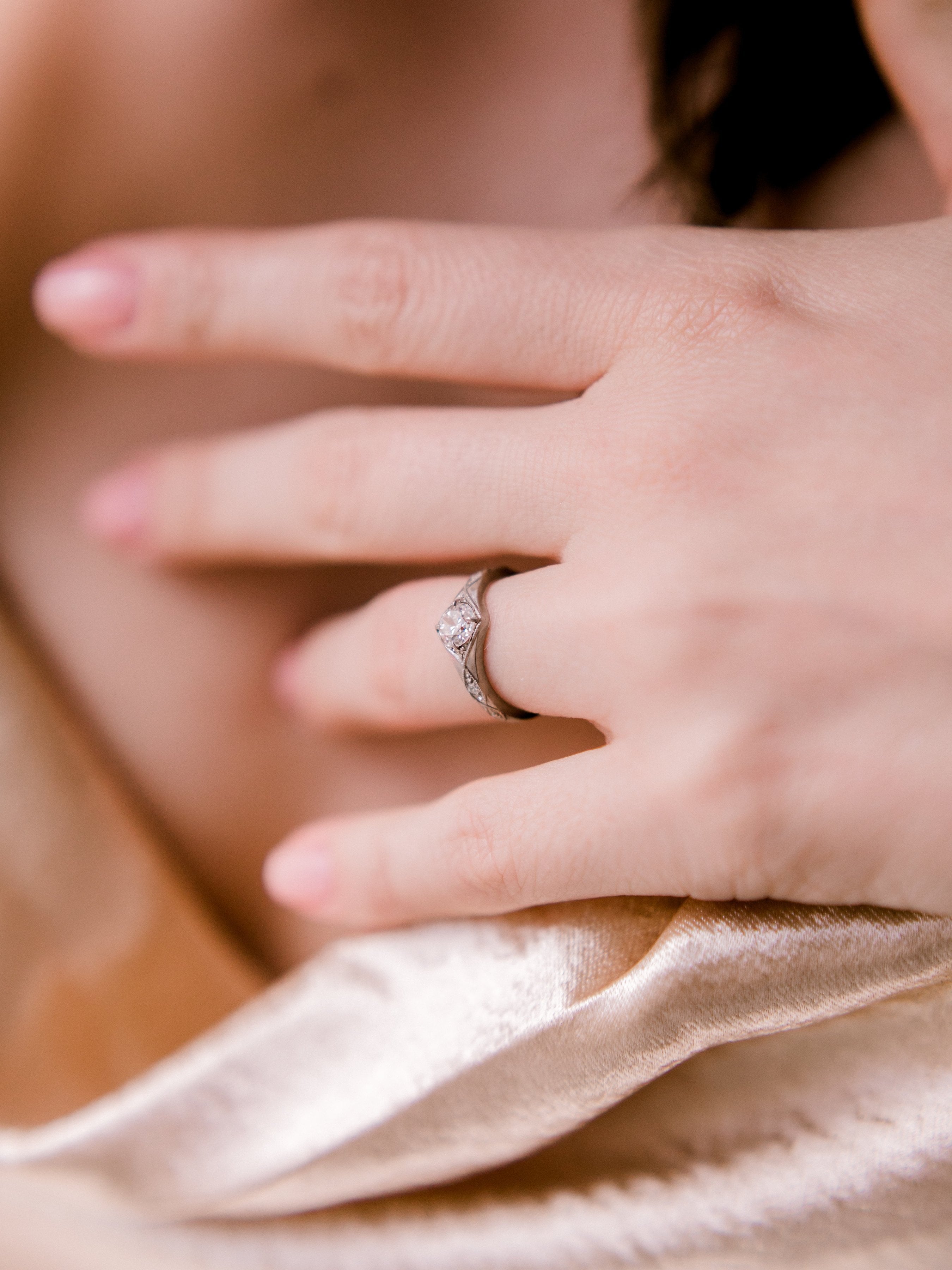 0.49ct old European cut diamond