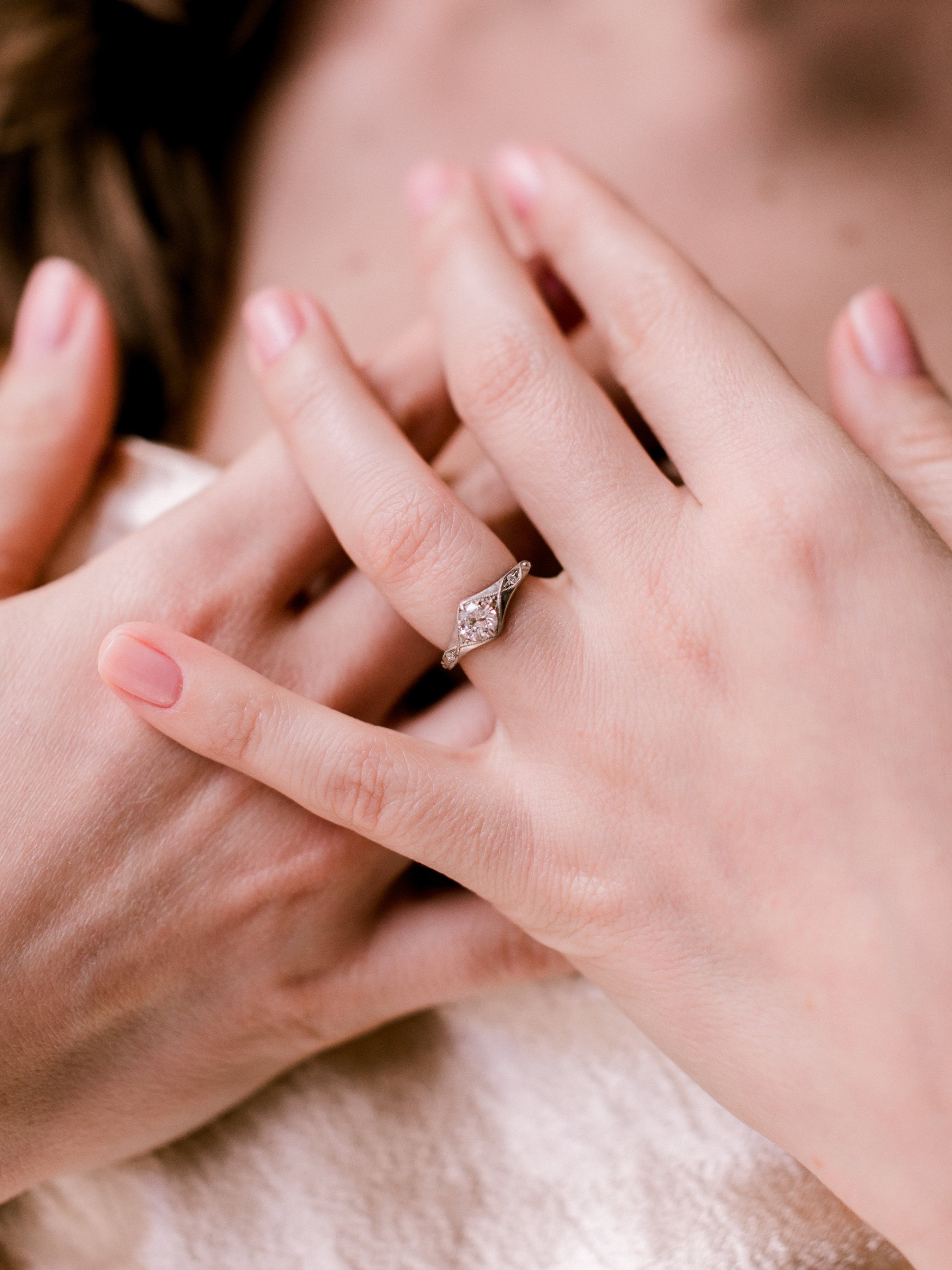 0.49ct old European cut diamond