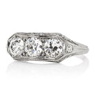 0.53ct old European cut diamond Ring