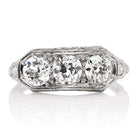 0.53ct old European cut diamond Ring