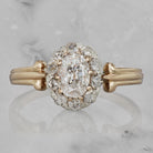 0.55 Carat Old Cut Oval Diamond