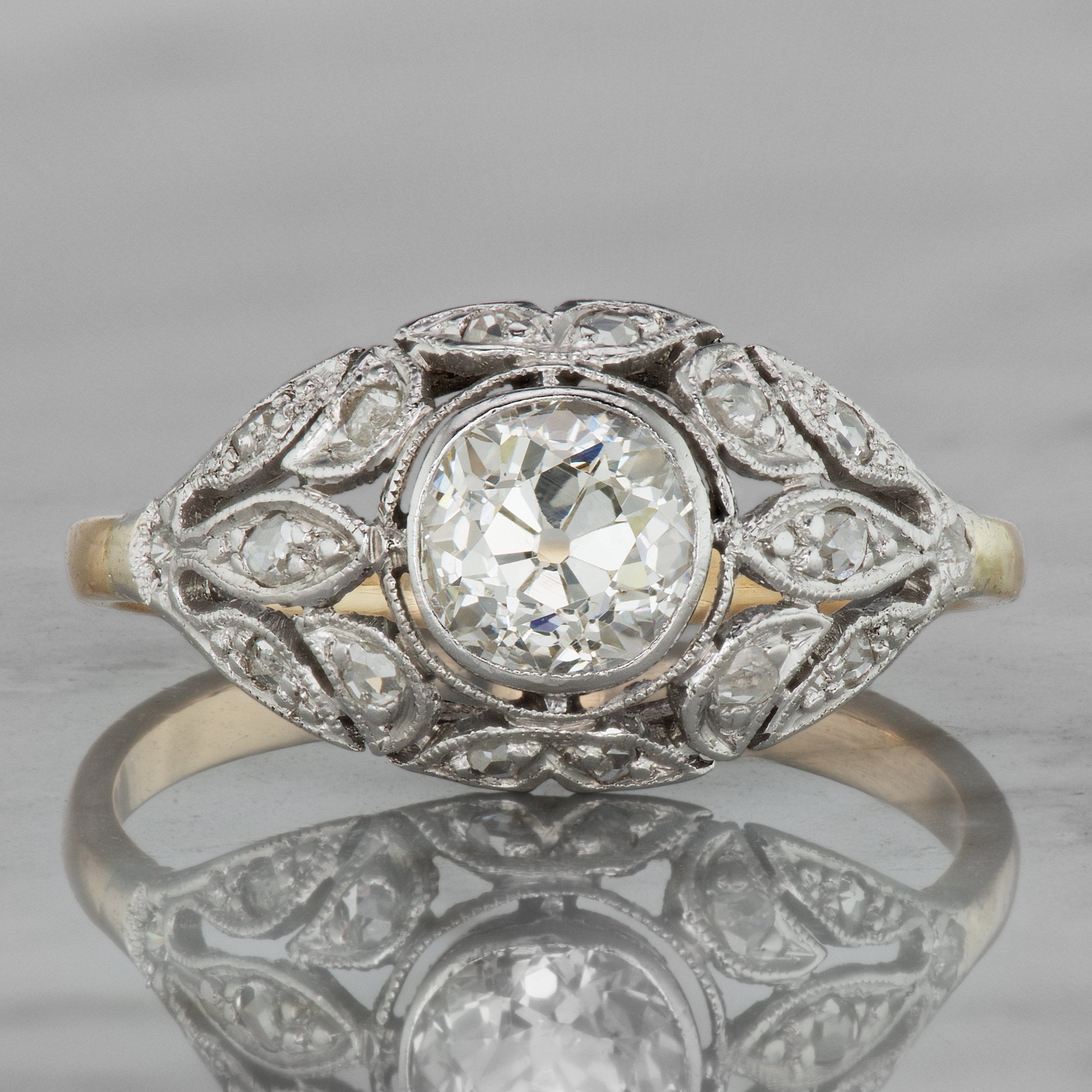 0.65ct old mine cut diamond