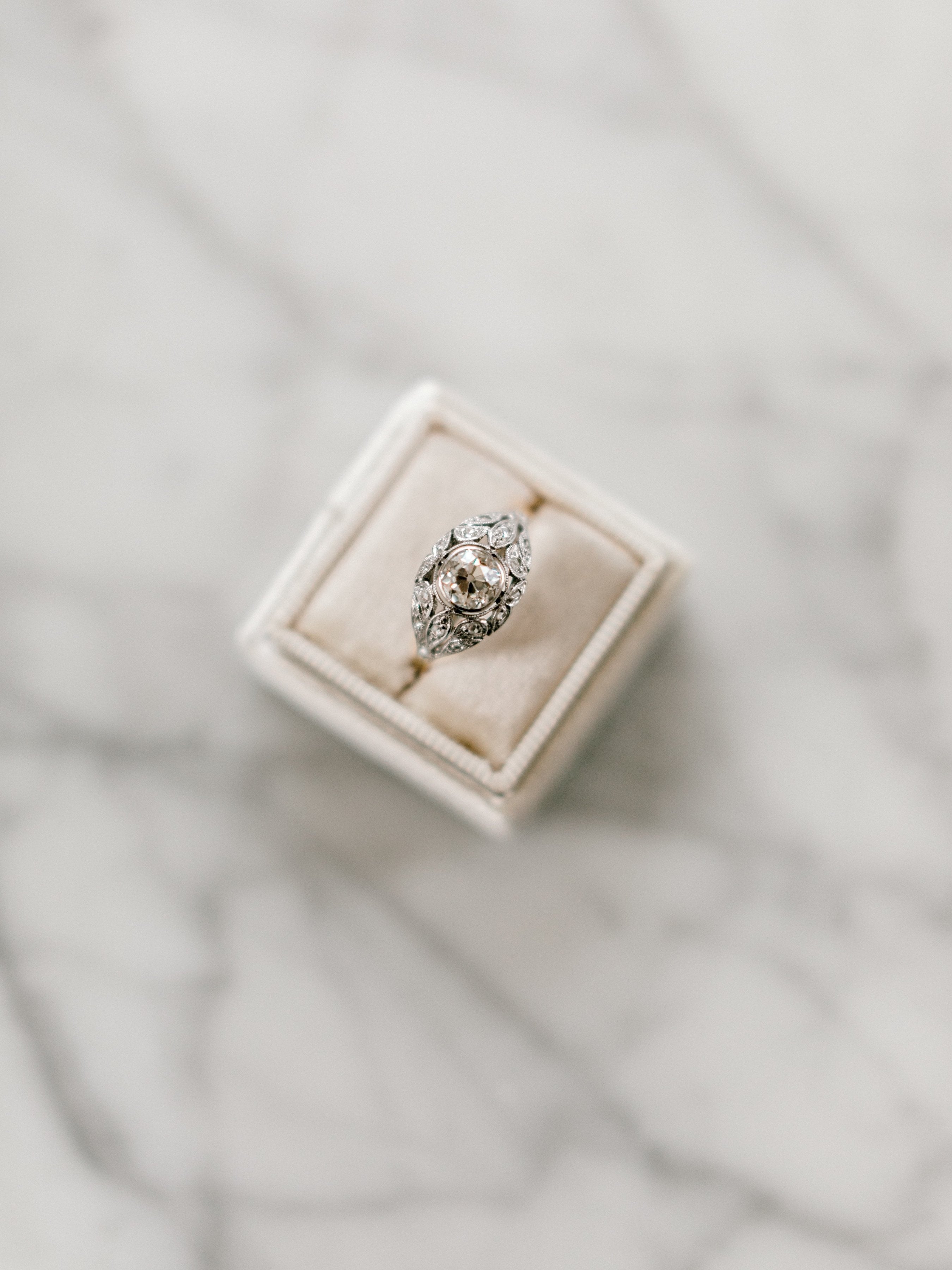 0.65ct old mine cut diamond