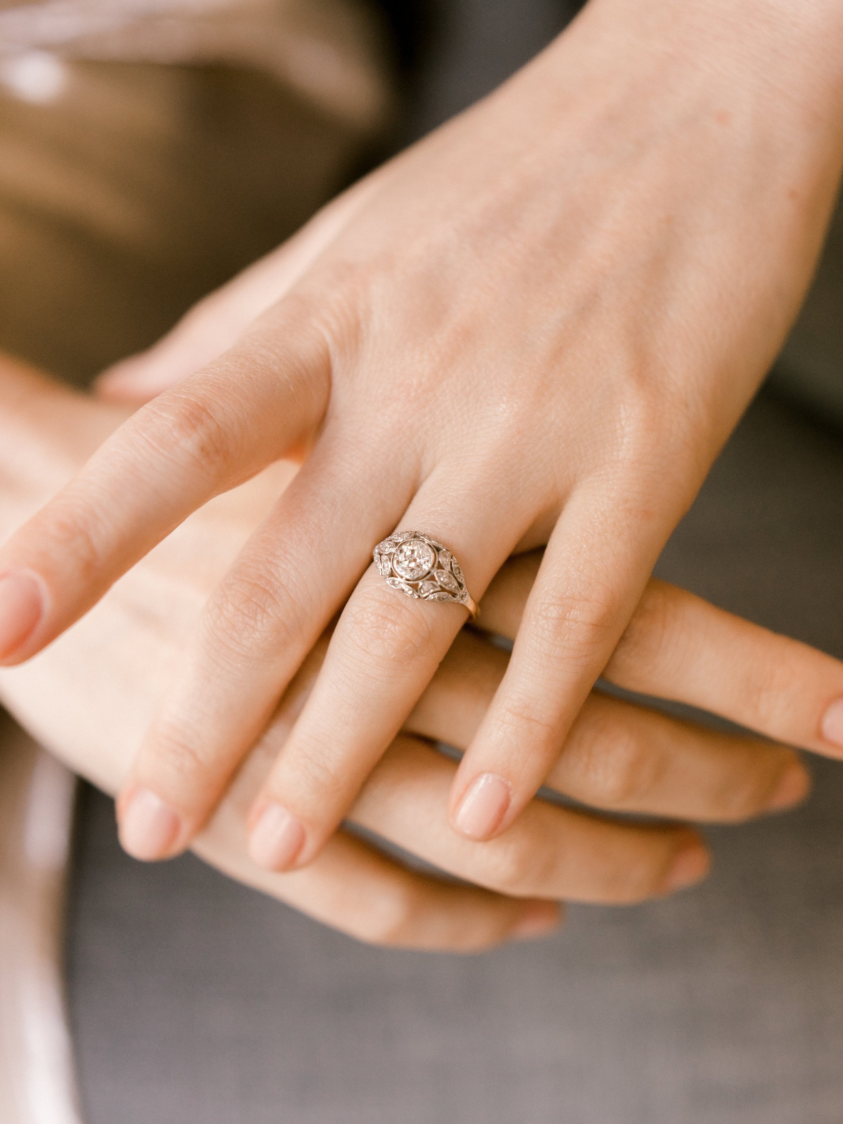 0.65ct old mine cut diamond