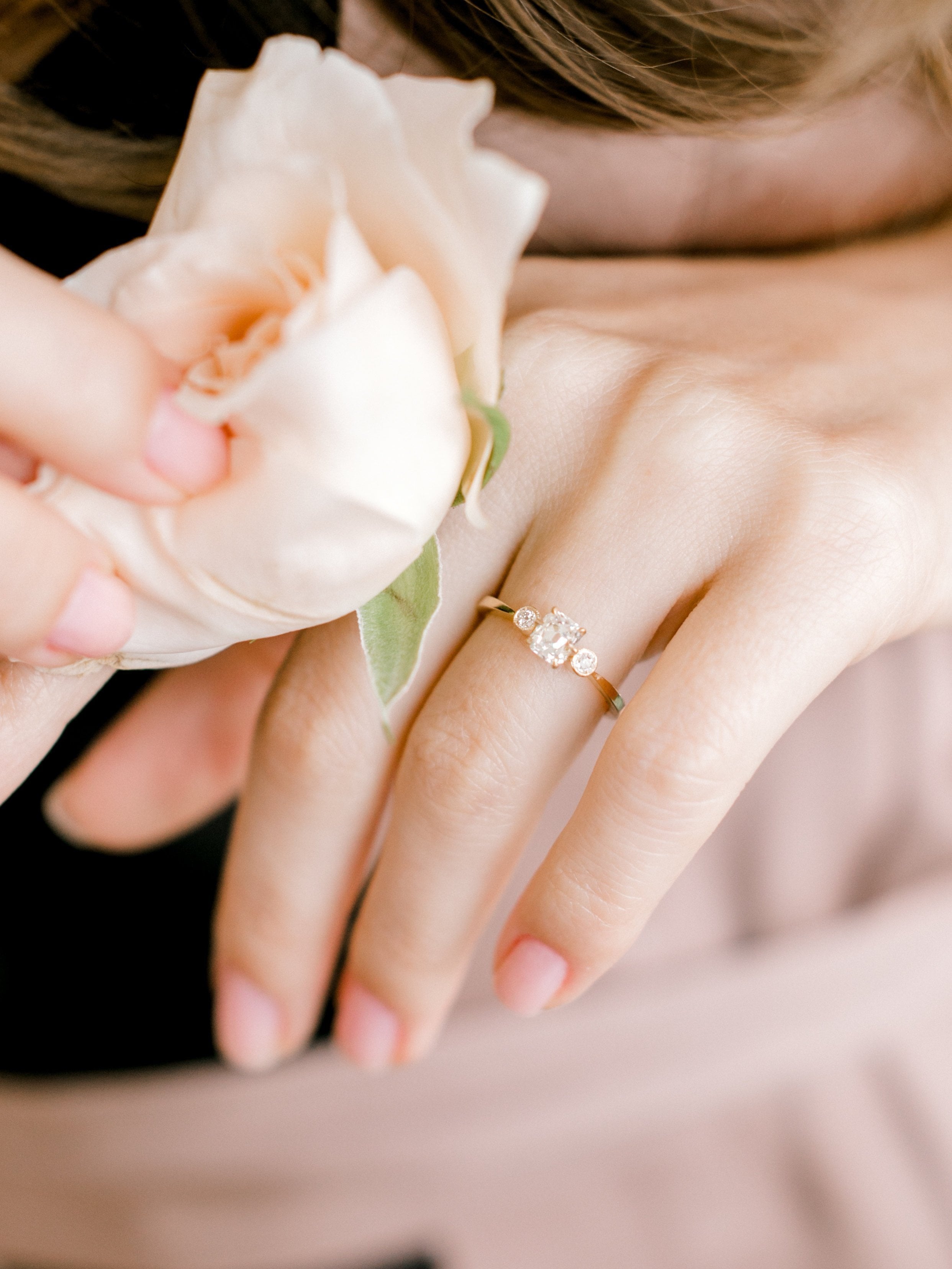 0.65ct old mine cut diamond