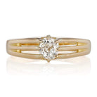 Unique Antique Split Shank Engagement Ring