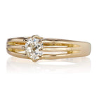 Unique Antique Split Shank Engagement Ring