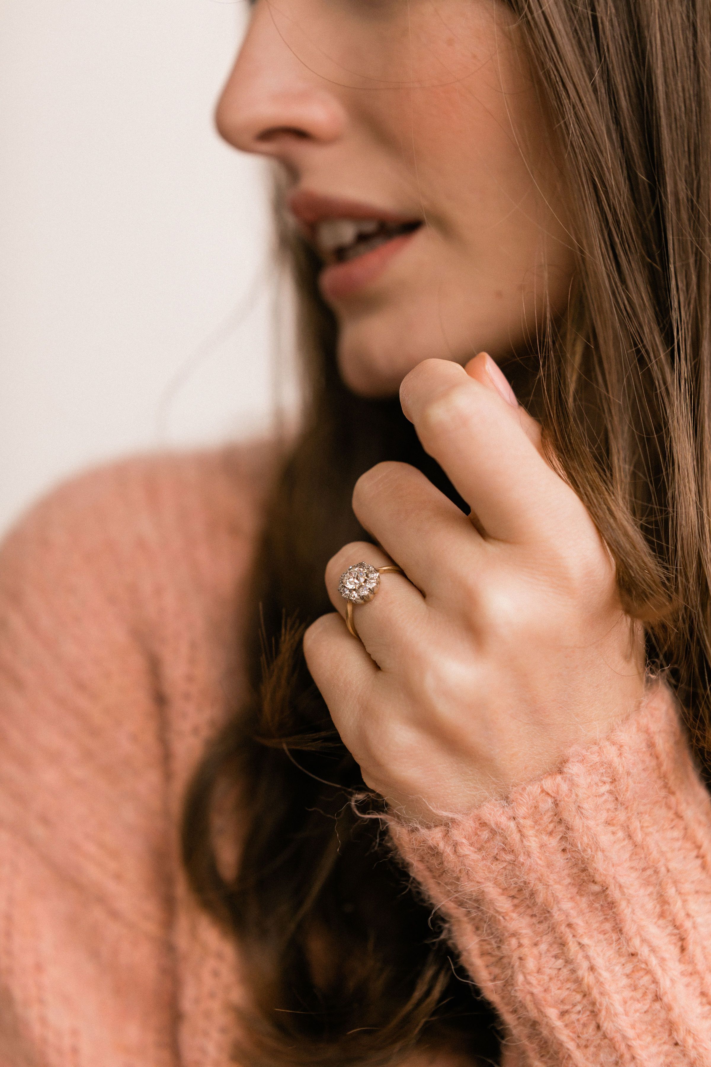 0.72ct old European cut diamond