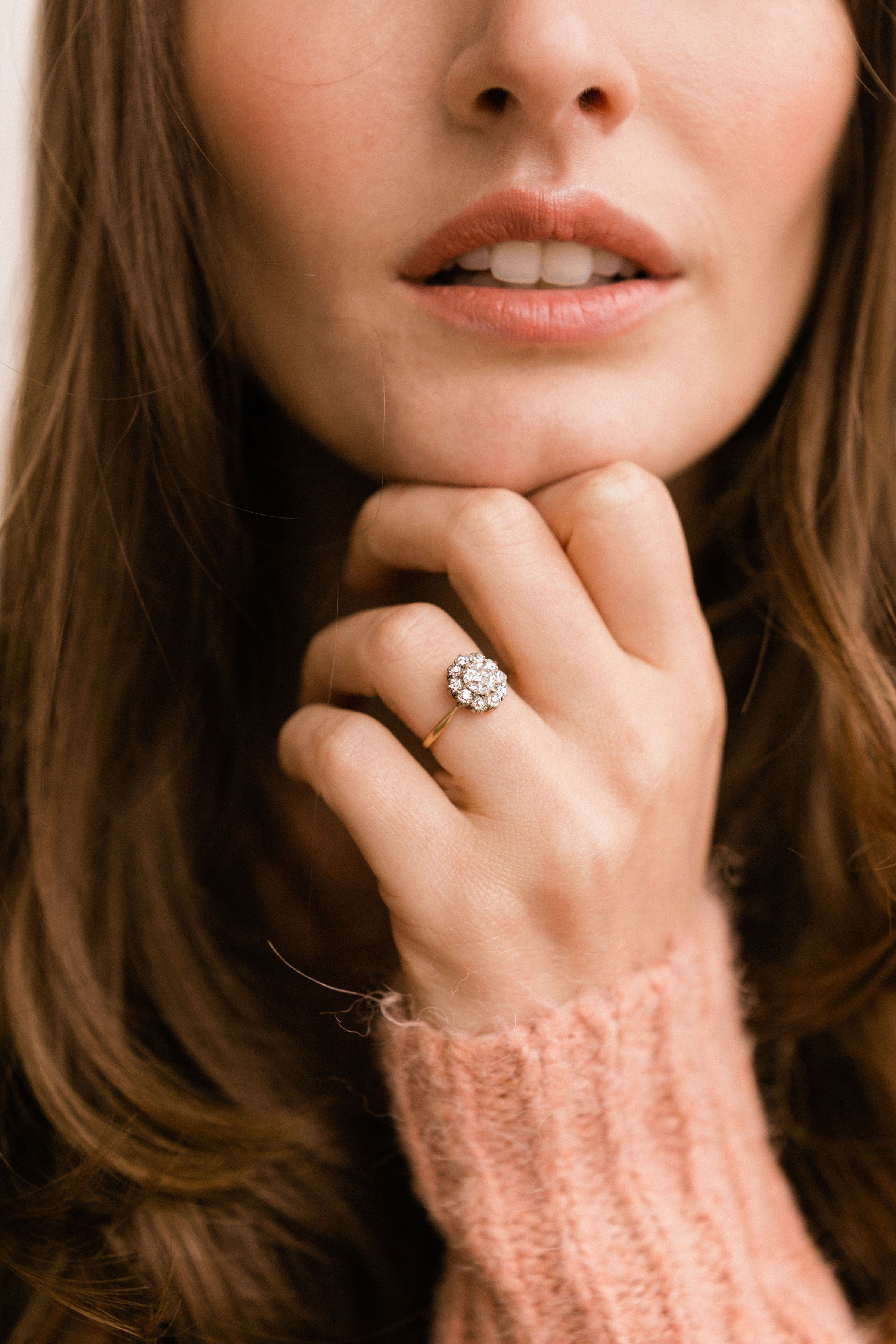 0.72ct old European cut diamond