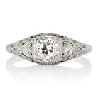 0.73ct old European cut diamond Ring