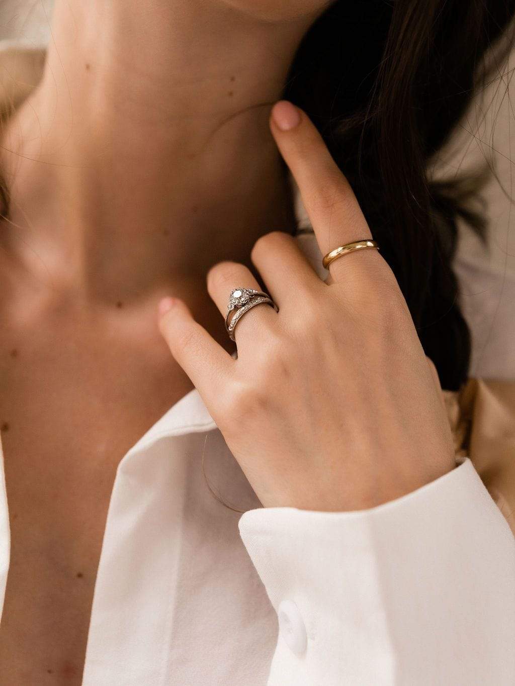 0.74ct old European cut diamond