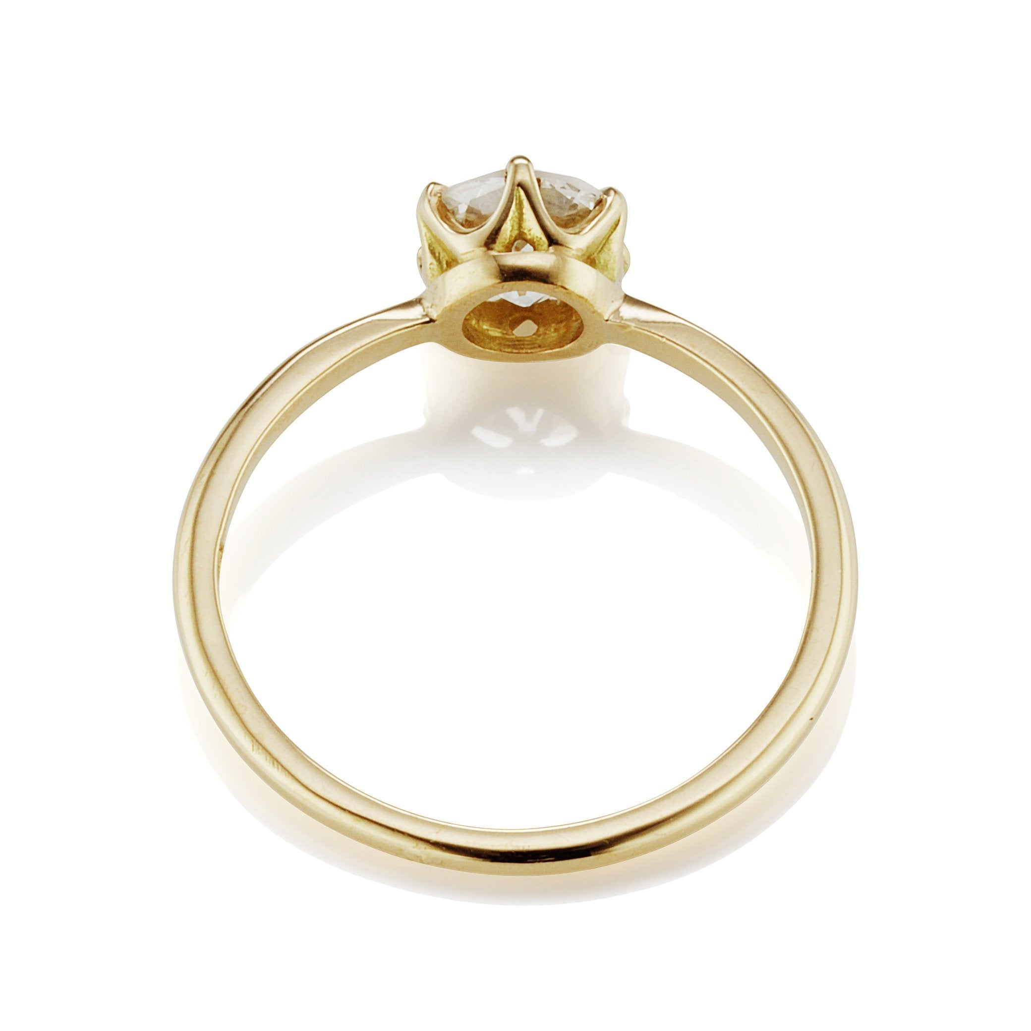 0.76ct old European cut diamond