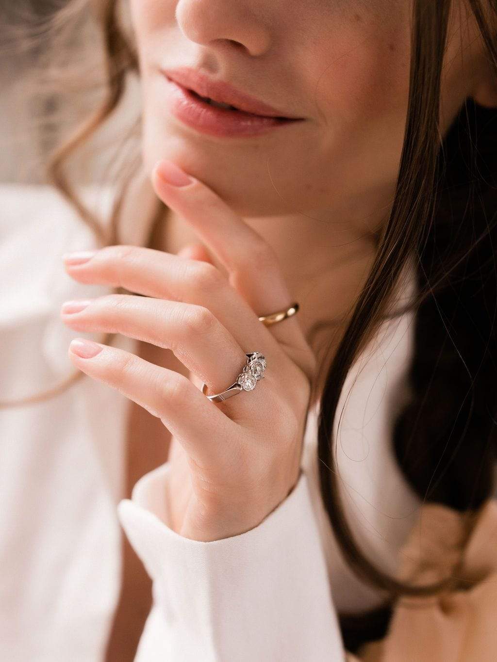 0.77ct old European cut diamond