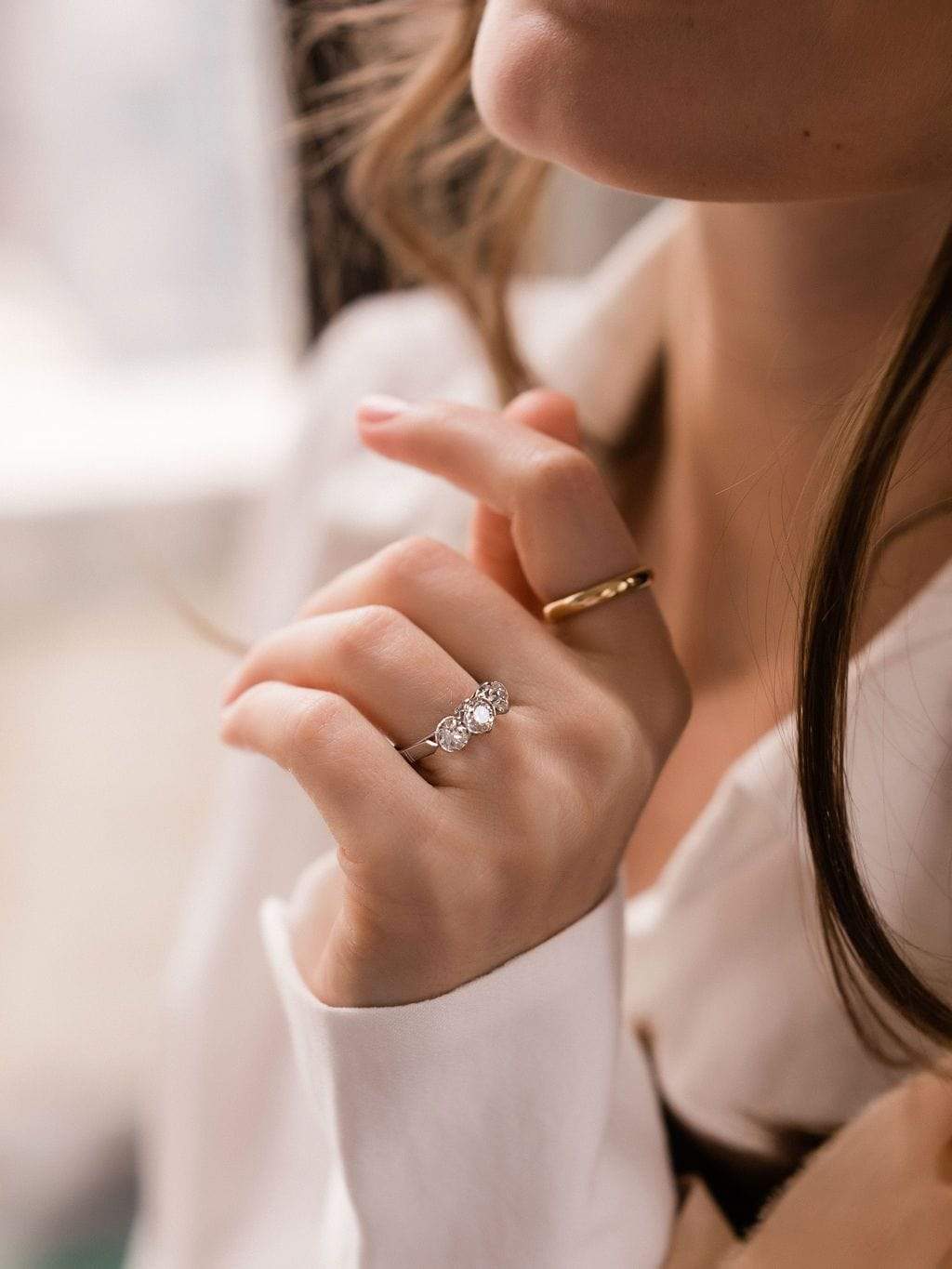 0.77ct old European cut diamond