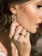 Unique Sapphire & Diamond Engagement Ring