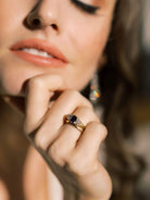 Unique Sapphire & Diamond Engagement Ring