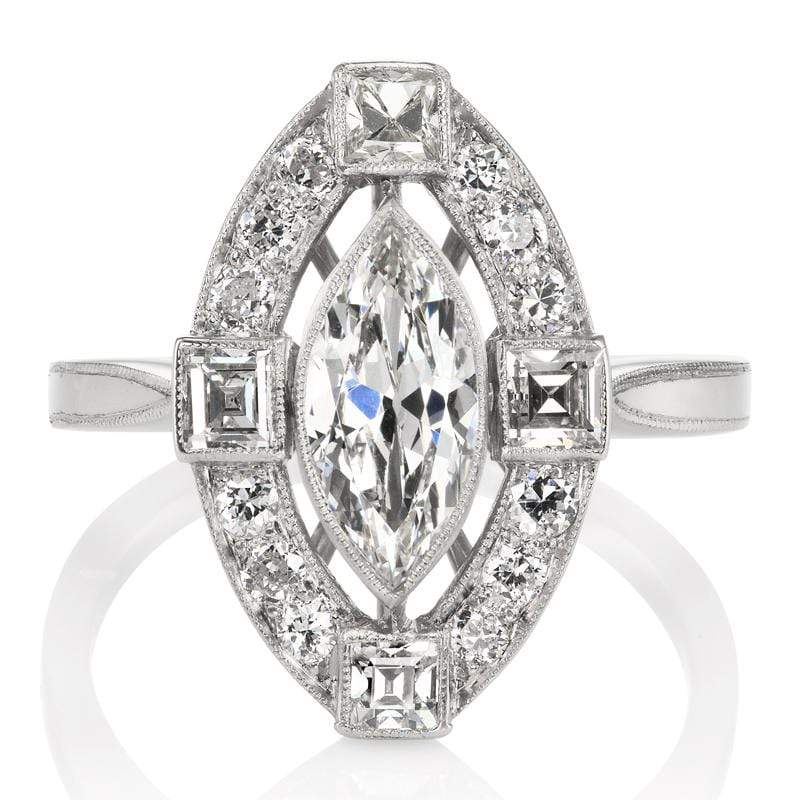 0.79ct marquise cut diamond