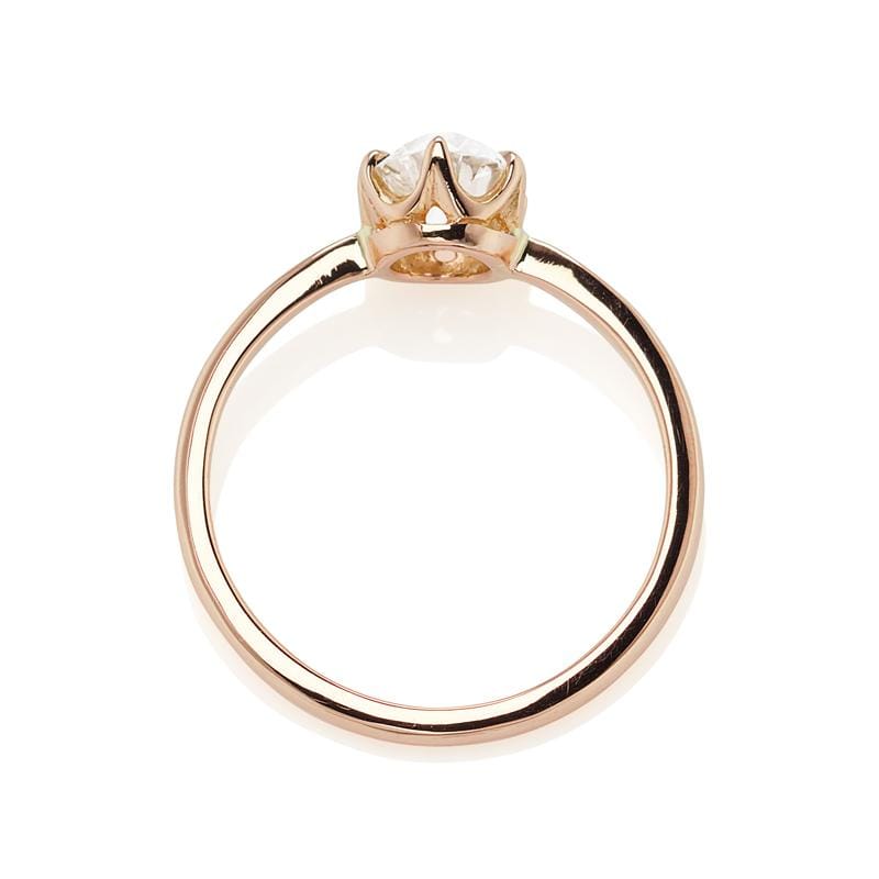 0.79ct old European cut diamond Ring