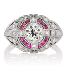 0.80ct old European cut diamond Ring