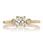 0.81ct old mine cut diamond Ring