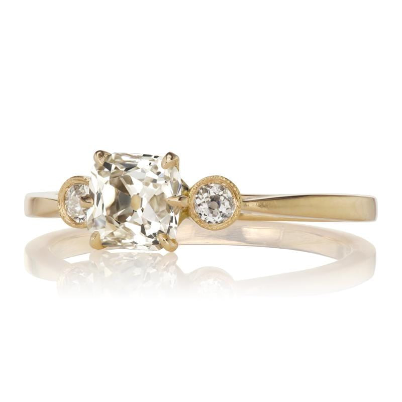 0.81ct old mine cut diamond Ring