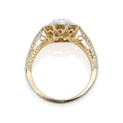 0.82ct rose cut diamond Ring