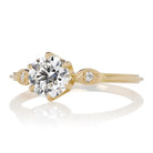 0.83ct Transitional cut diamond Ring