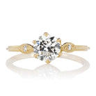 0.83ct Transitional cut diamond Ring