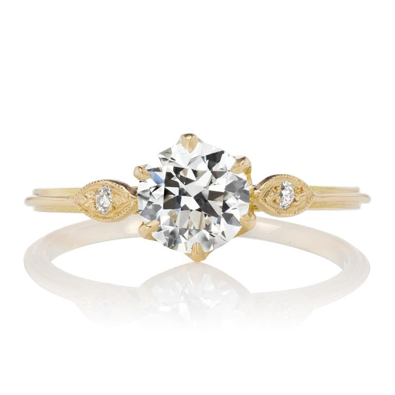 0.83ct Transitional cut diamond Ring
