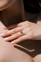 0.83ct Transitional cut diamond Ring