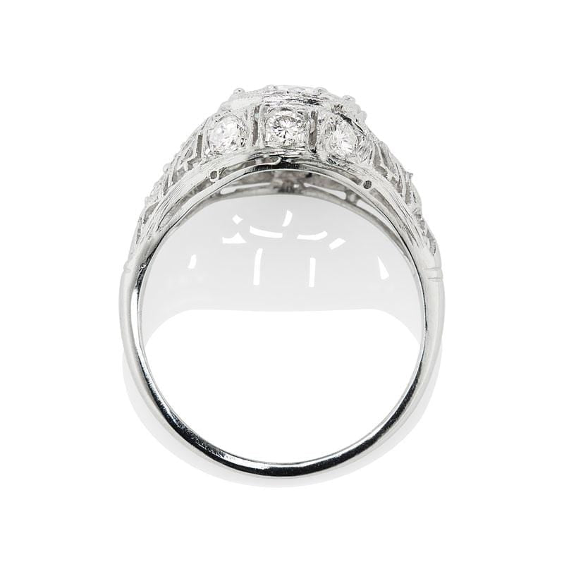 0.84ct Transitional cut diamond Ring