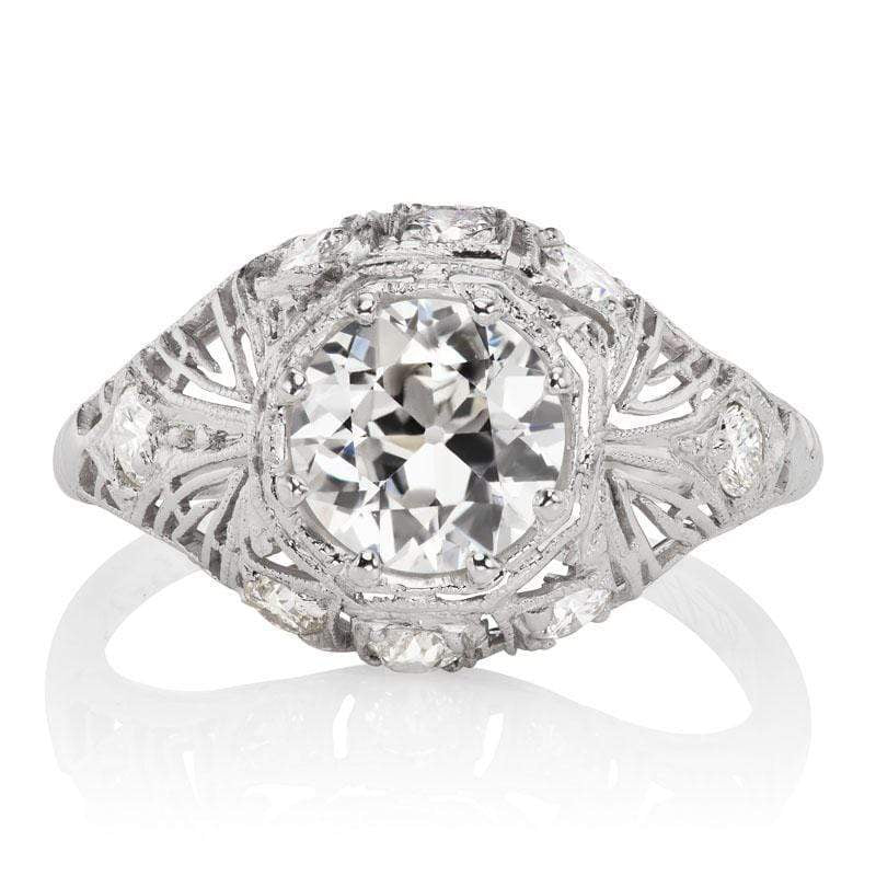 0.84ct Transitional cut diamond Ring