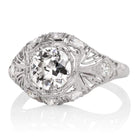 0.84ct Transitional cut diamond Ring