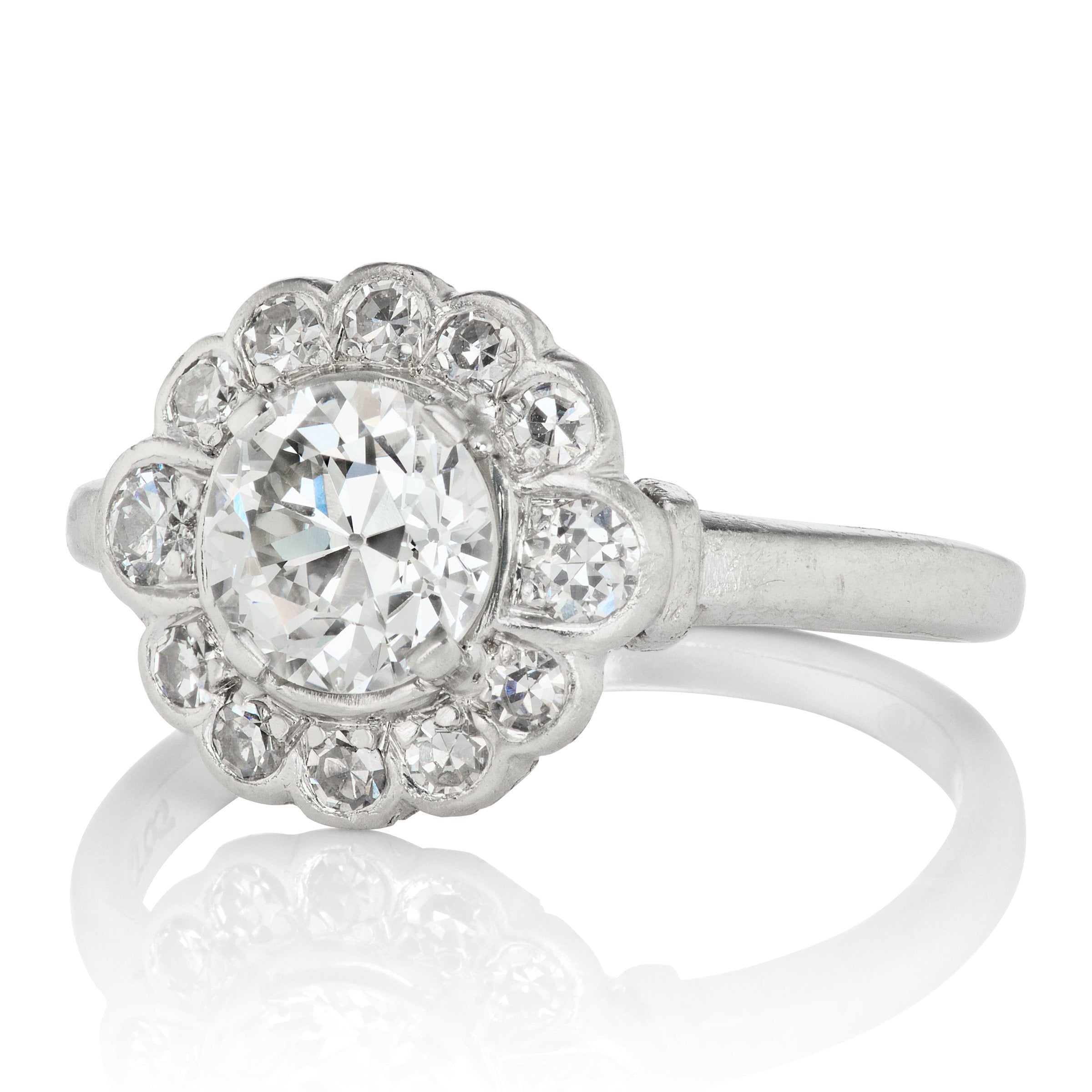 0.85ct old European cut diamond