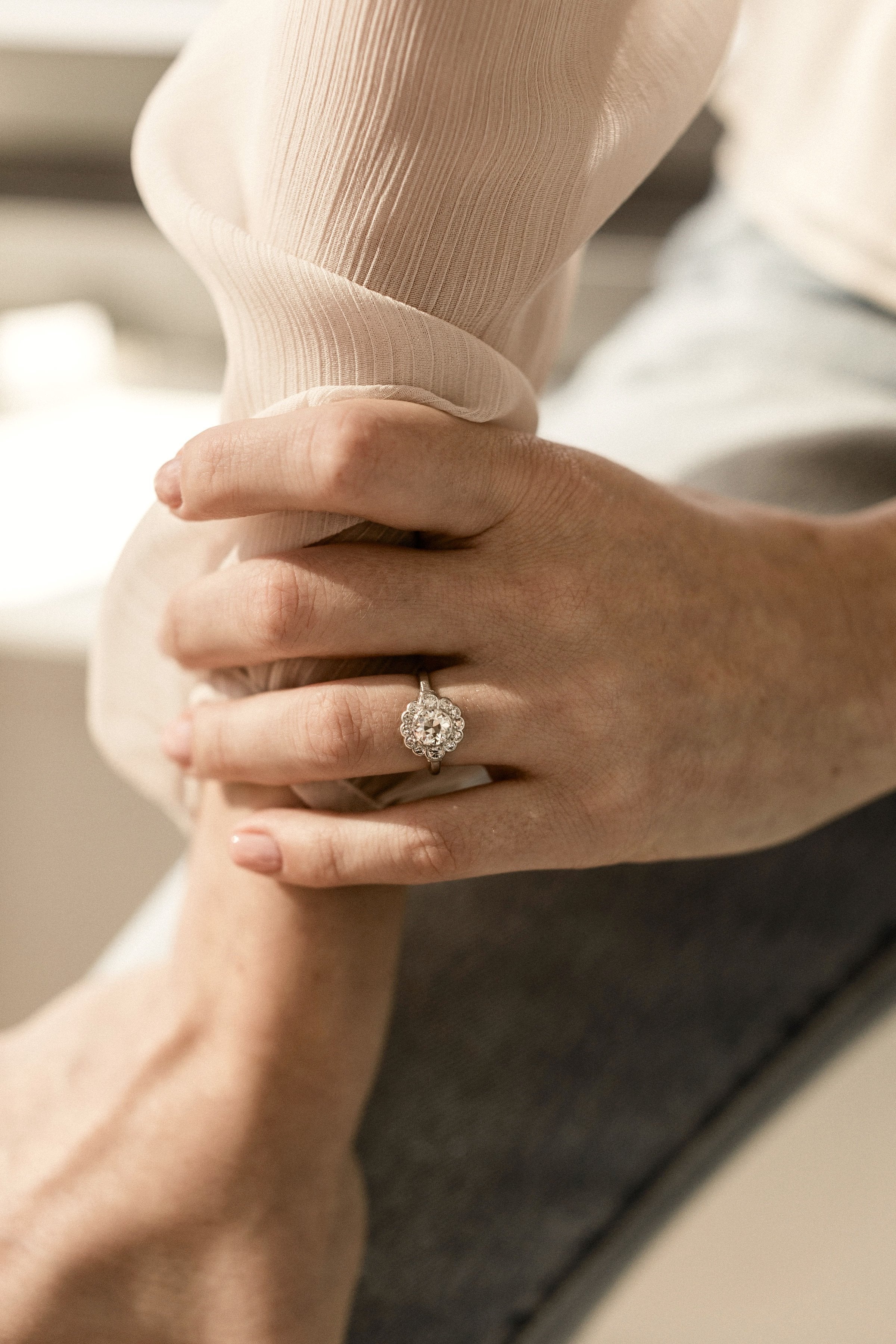 0.85ct old European cut diamond