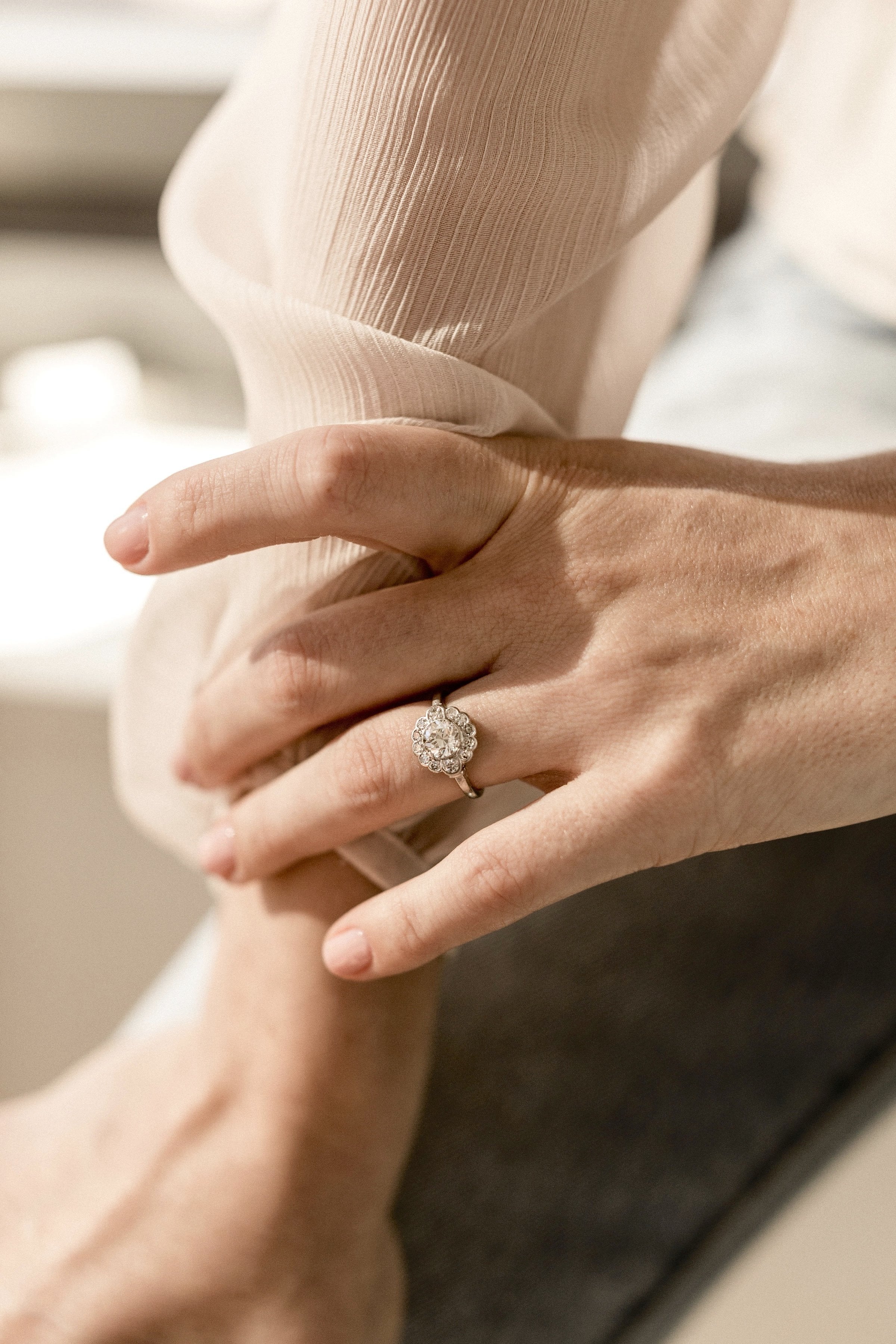 0.85ct old European cut diamond