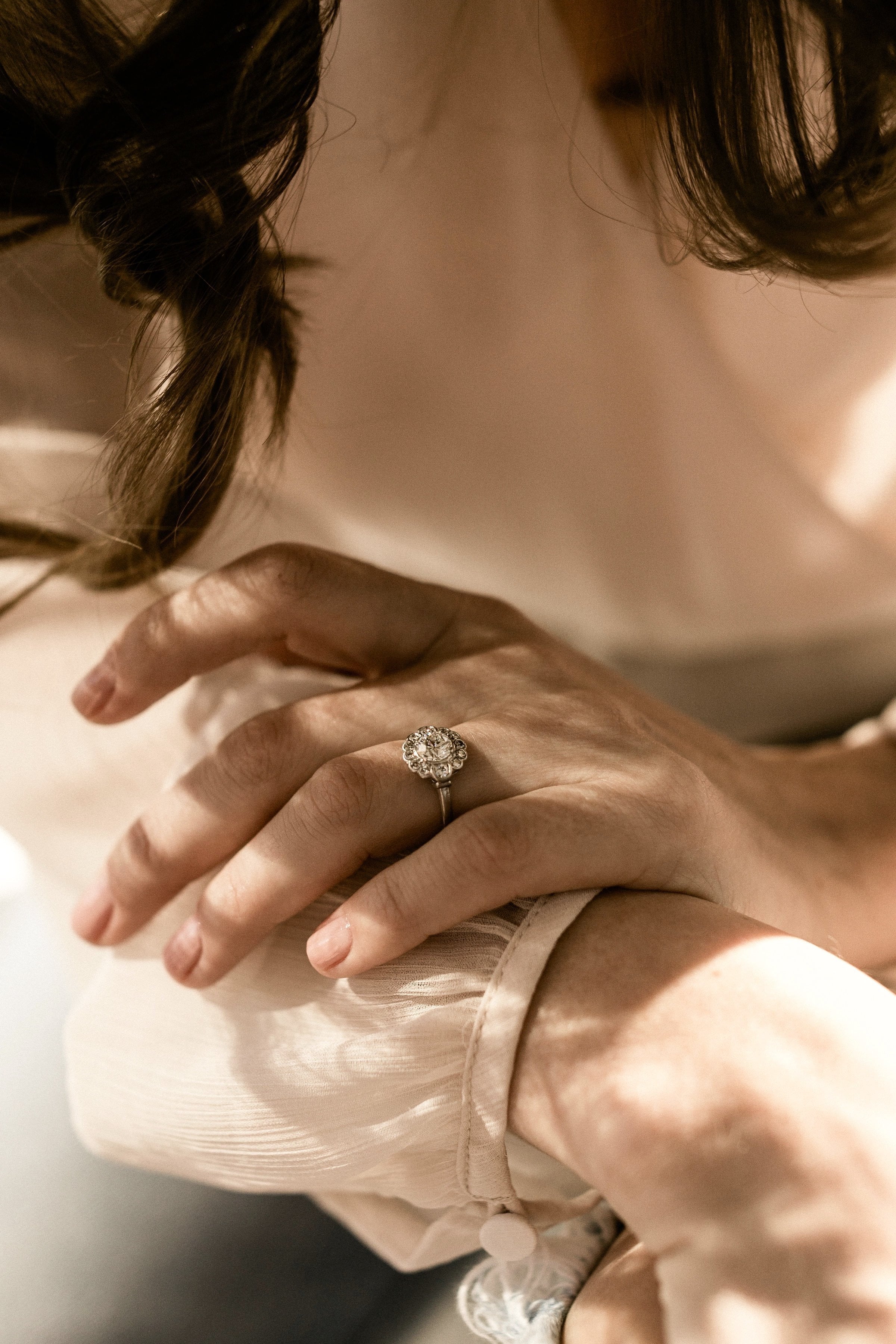 0.85ct old European cut diamond