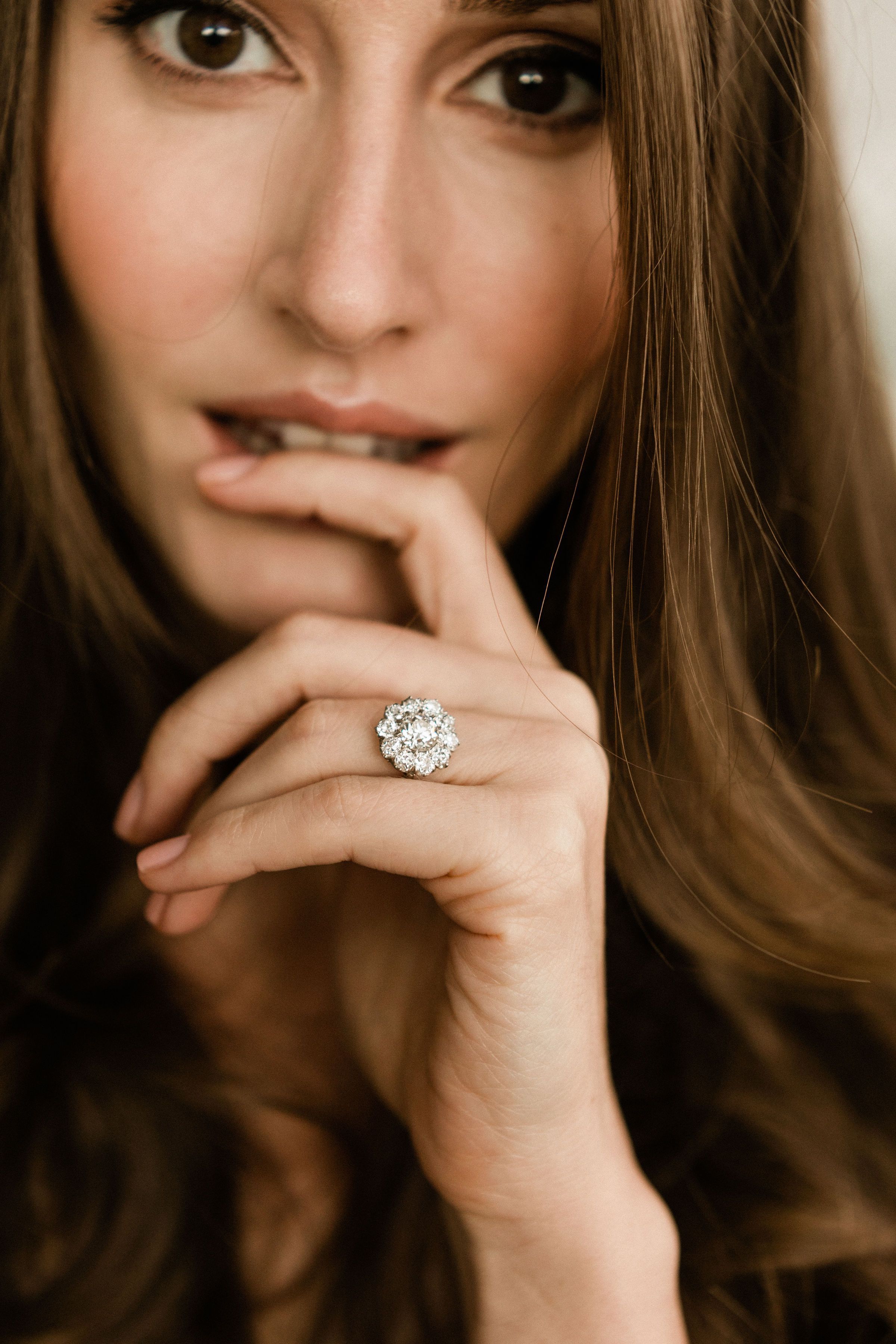 0.85ct old European cut diamond