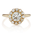 0.86ct old European cut diamond