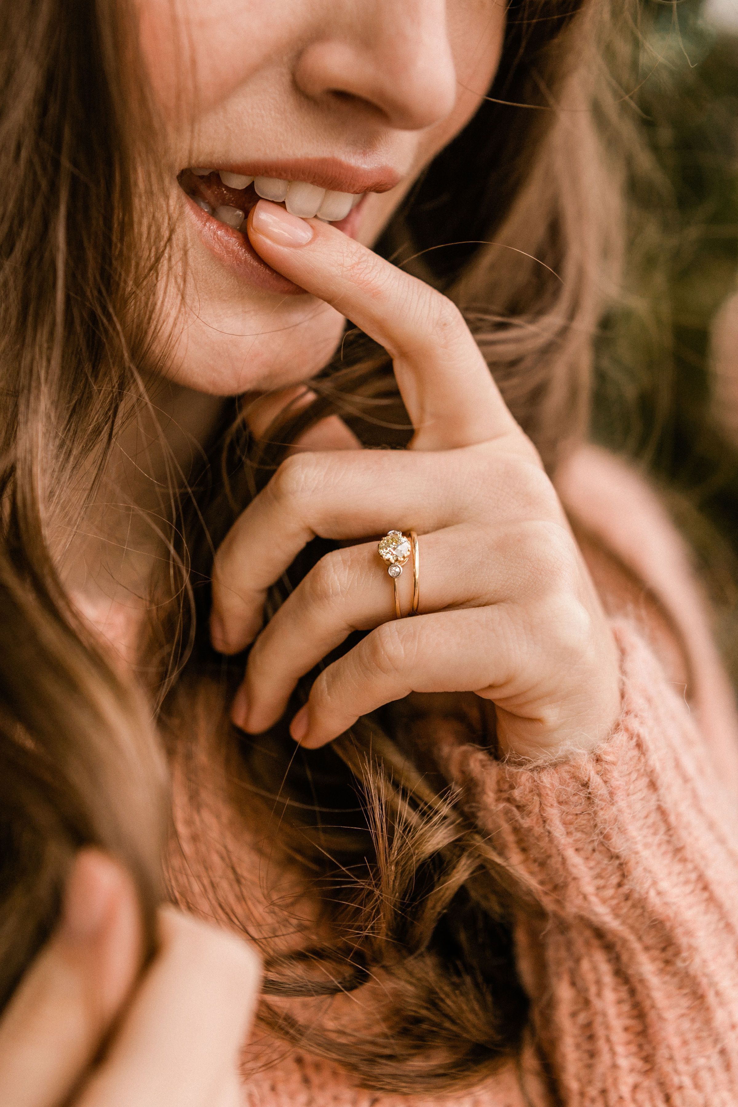 0.87ct old European cut diamond