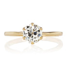 0.87ct old European cut diamond Ring