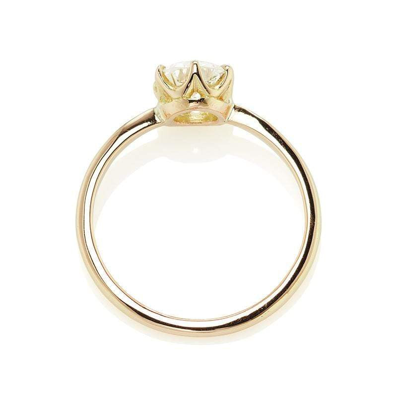 0.87ct old European cut diamond Ring